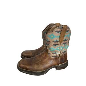 Ariat Anthem Shortie Savanna Western Cowboy Boot Women's Size 9 B Used